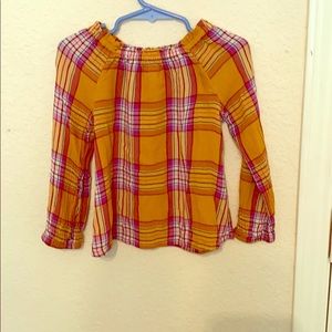 Plaid top